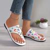 Summer Pinch Slippers Sandals Women Shoes Fashion Open Toe Buckle Strap Soft Leather Flip-flops Women Wedge Shoes Beach Sandals