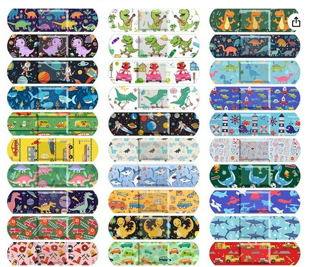 

Кольорові мультяшні еластичні бинти для дітей