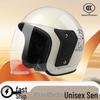 Certified Universal Electric Motorcycle Half Helmet for Men & Women – Safety Helmet for All Seasons, Warm In Winter, Cool In Summer