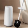 Soft Bristle Toilet Brush With Base Long Handle Toilet Brush Set Bathroom Cleaning Tool  Bathroom