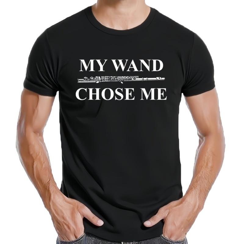 Funny T-shirts with My Wand Chose Me Music Graphics for Men and Women  T-shirt Info