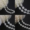 Round Sun Rose Double Pearl Chain for Wedding & DIY Hair Accessories