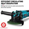 100/125MM Brushless Electric Angle Grinder 4 Speed Cutting Machine Power Tool 2pcs Lithium-Ion Battery For Makita 18V Battery