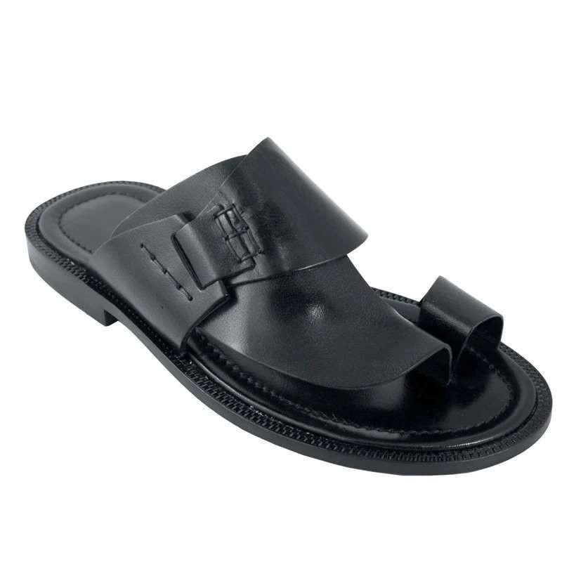 New European And American Men'S Beach Shoes Toe Sandals Large Size 38-48