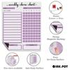 Inkdotpot Magnetic  Whiteboard Weekly Chores Charts Chore  Chart For  Refrigerator  - Dry Erase Behavior Chart For Kids
