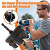 Hex Shank Nut Driver Fast Nut And Bolt Removal Tool Portable Attachment No Slipping Maintenance For Home Technicians Projects