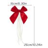 Diy Christmas Tree Bowknot Pendant Elegant Portable Xmas Tree Hanging Ornament Reusable Lightweight Christmas Decoration Charms