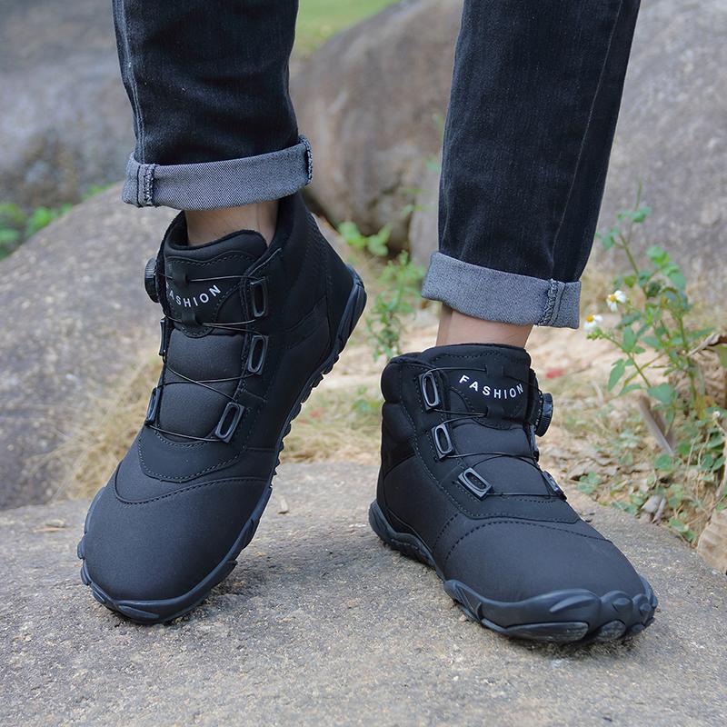 Mode Neue Winter Herren Stiefel Schnee Barfuß Freizeitschuh Damen Warme Plüsch Baumwollschuhe für für Trekking Klettern Arbeiten Hoher Knöchelstiefel