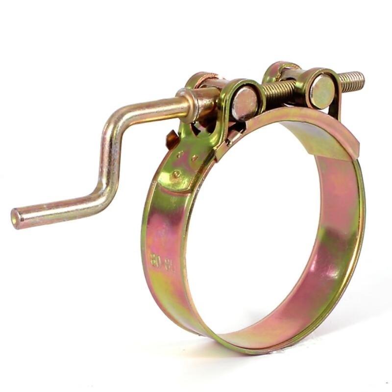 Zinc-Plated Hand-Crank European Hose Clamp