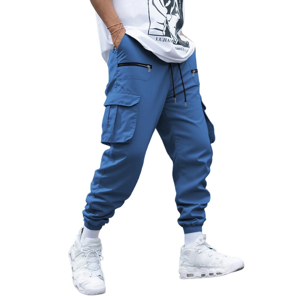 Men's Loose Fit Multi-Pocket Outdoor Casual Cargo Pants