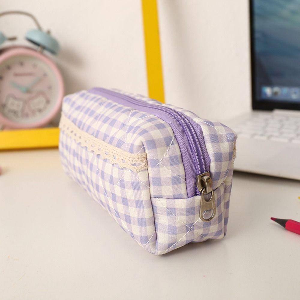 Large Capacity Pen Bag Portable Cosmetic Bag Simple Storage Bag  Students
