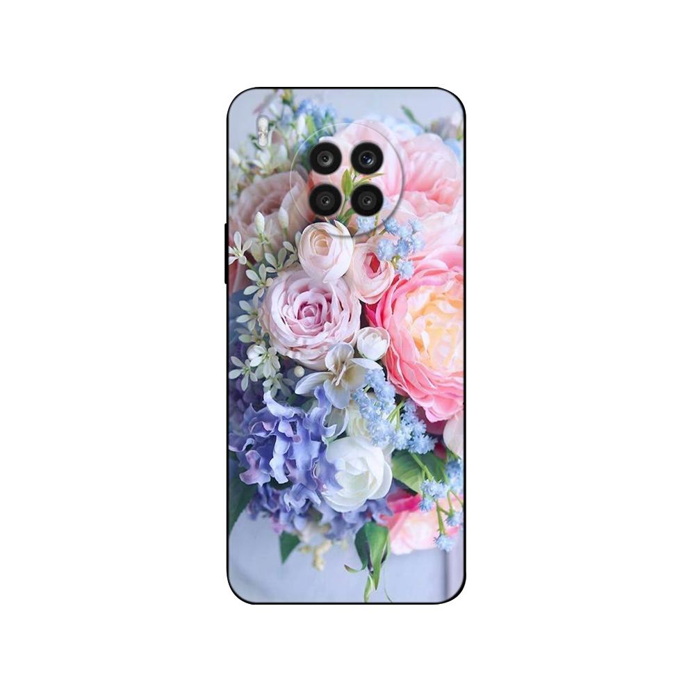 For Honor 50 Lite Case 6.67inch Silicon Back Cover Phone Case For Huawei Honor 50 Lite Case Bumper 50Lite Light Black Tpu Case