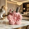 Makeup Brush Bin 3D Printed Pen Stand Simulation Floral Model  Home Table Settings