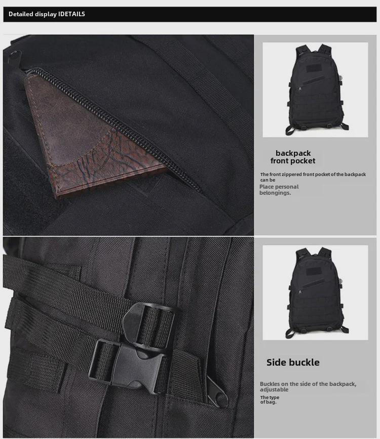 3D Outdoor Waterproof Camouflage Tactical Backpack - Large Capacity Sports Bag for Men and Women