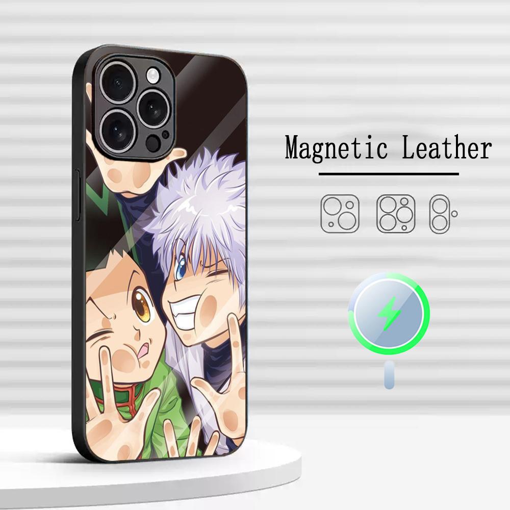Classic Cool Hunters-X Ins  Phone Case For iPhone 16 15 14 13 12 11 Plus Pro Max  High-end Luxury Magsafe Sheepskin
