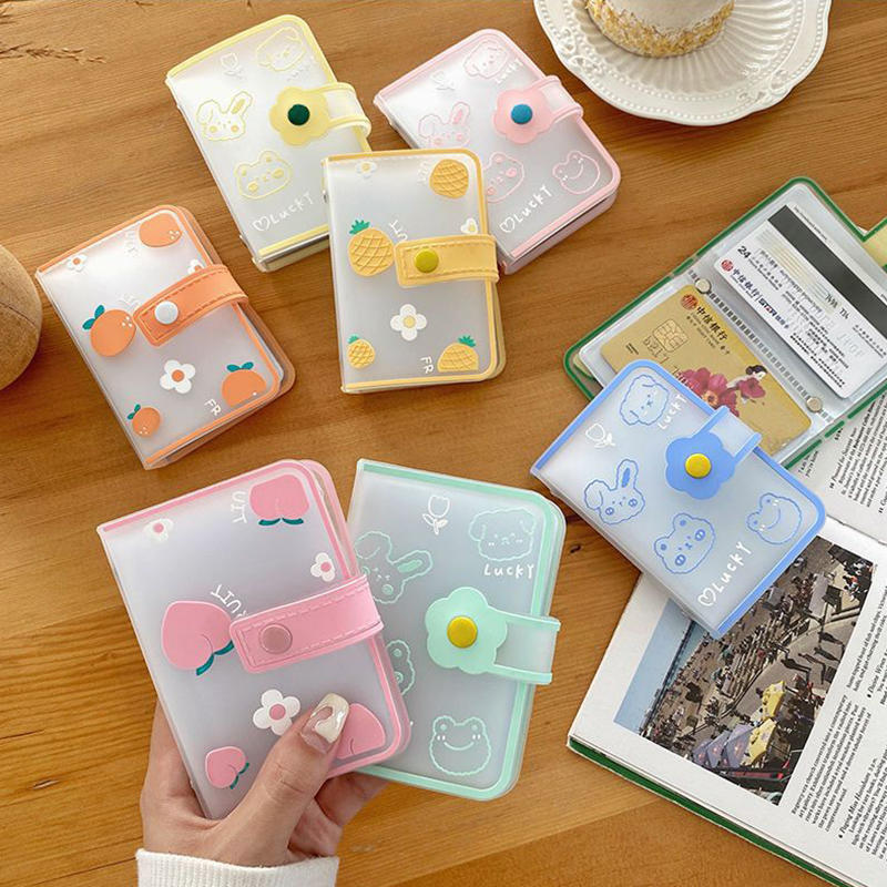 Cute Card Holder For Women Stylish Compact Lightweight Card Case Wallet Fashion Portable Mini Purse Organizer For Credit Cards ID Cash