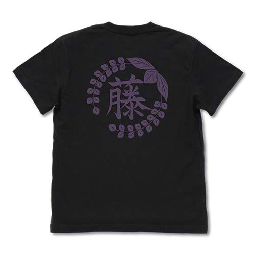 Cospa Demon Kimetsu no Yaiba Wisteria Flower Family Crest BLACK M size Slayer T-shirt