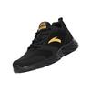 Anta Shock Absorbers Slip Resistant Abrasion Resistant Breathable Low top Running Shoes Men's Black Gold Sneakers 91915581-9
