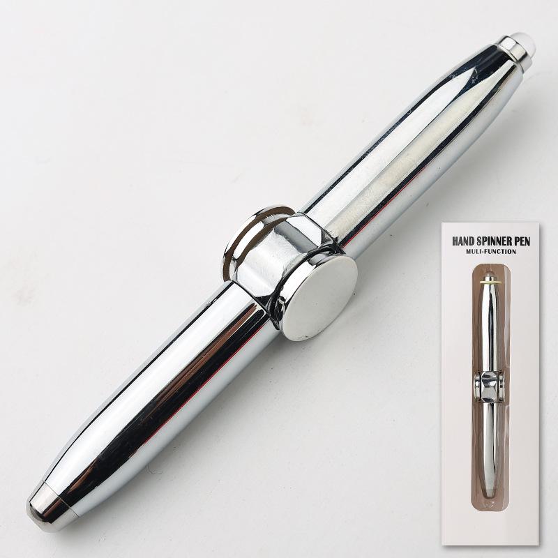 LED Luminous Multi-Functional Spinning Pen: Creative Fidget Spinner & Decompression Tool