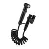 Handheld Bidet Sprayer Set Hand Shower Set Hand Shower Hose Alloy Texture Suitable for Bathroom and Toilet Showering