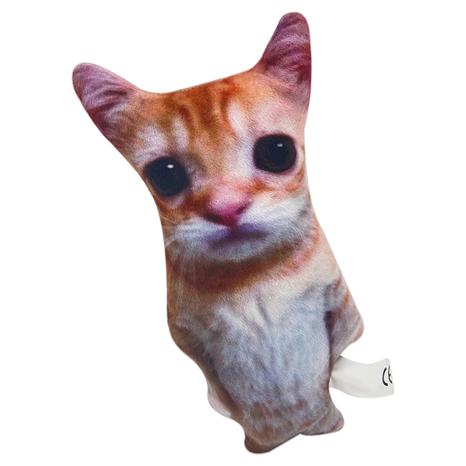 

El Gato Cat Plush Pillow Stuffed Animal Toy Plush Cat Soft Huggable Cushion for Comfort and Decoration Doll Stuffed Toy A