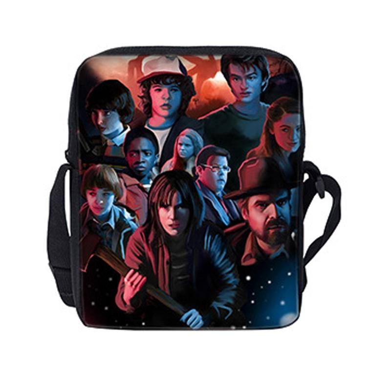 Στυλάτη Τσάντα Φαγητού Stranger Things Τσάντα Χιαστί Για Επιστροφή Στο Σχολείο