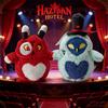 25CM New Anime Hazbin Hotel Hell Alastor The Radio Devil Cat Plush Toy Easter Sunday Cartoon Game Movie Peripheral Fan Kid Gifts