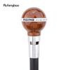 Rot Weiß Kugel Silber Gehstock Mode Dekorativer Gehstock Gentleman Elegant Cosplay Stock Krummstab 92cm