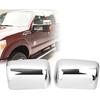 2X Chrome Side Door Half Top Mirror Cover Trim for 2008-2016 Ford F250 F350 F450 F550 Super Duty