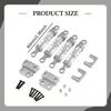 1/12 RC Car Shock Absorber Damper Kit Easy Installation Lightweight Remote Control Model Parts