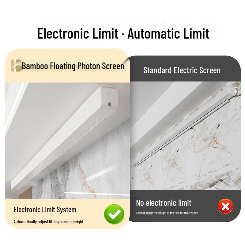 ZhuZhe 8K Hidden Electric Tab-Tension ALR Projection Screen
