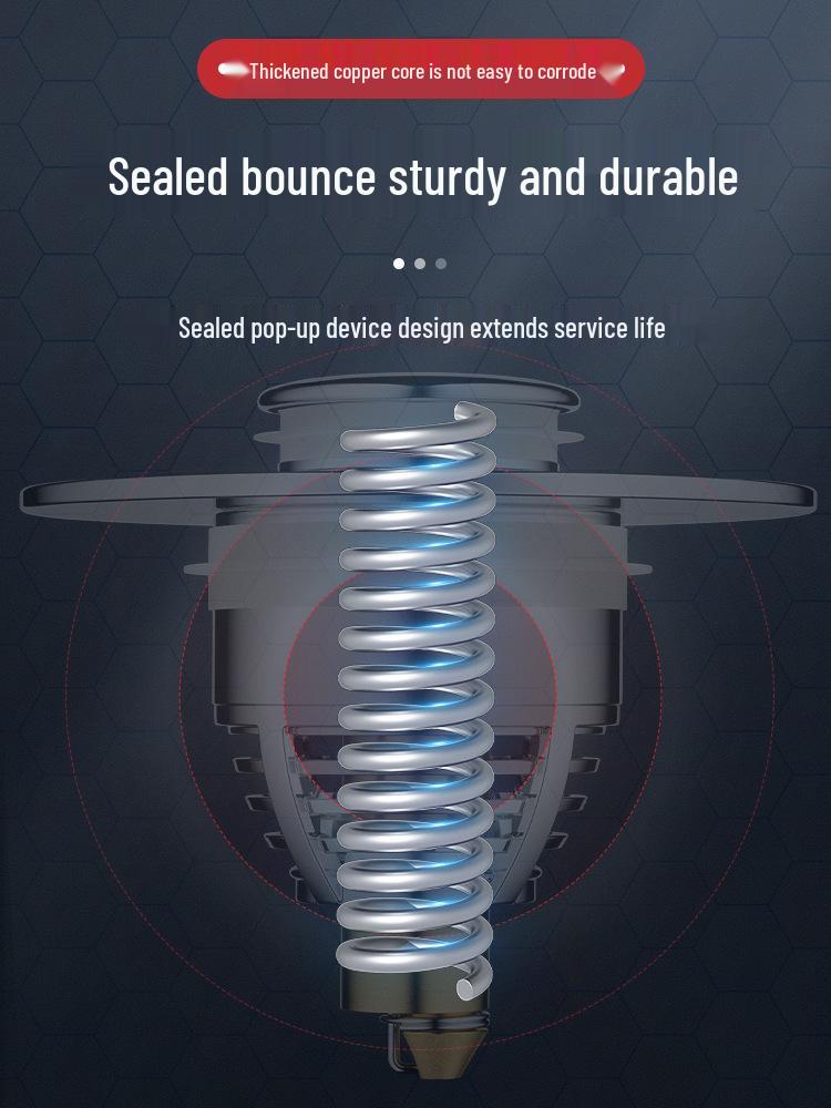 Anti-Odor Pop-Up Drain Stopper for Washbasin