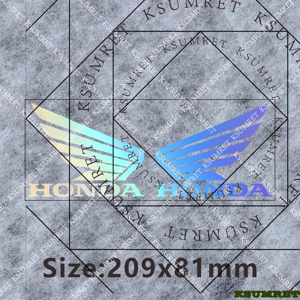 AAAKQ1 For Honda Wing Sticker Motorcycle Stickers Moto Helmet Modification Accessories Sponsor Stickers