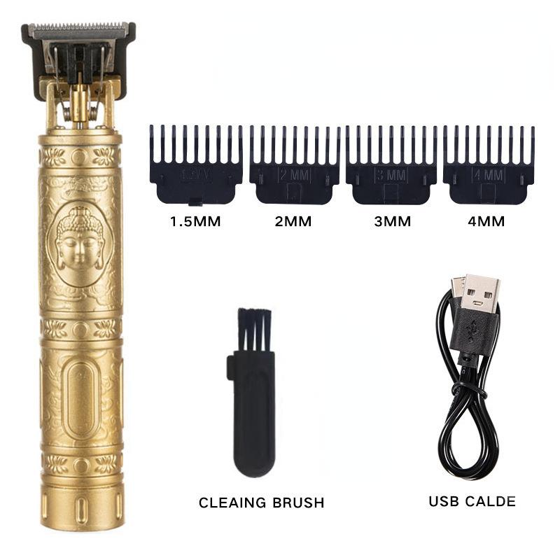 Vintage T9 Electric Cordless Hair Cutting Machine Professional Hair Barber Trimmer For Men Clipper Shaver Beard Lighter