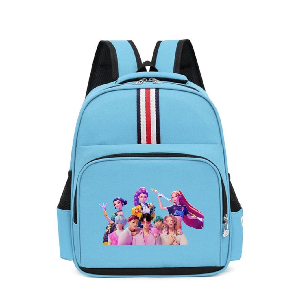 Kpop Demonunter Kids Backpack College Wind Large Capacity Student School Bag