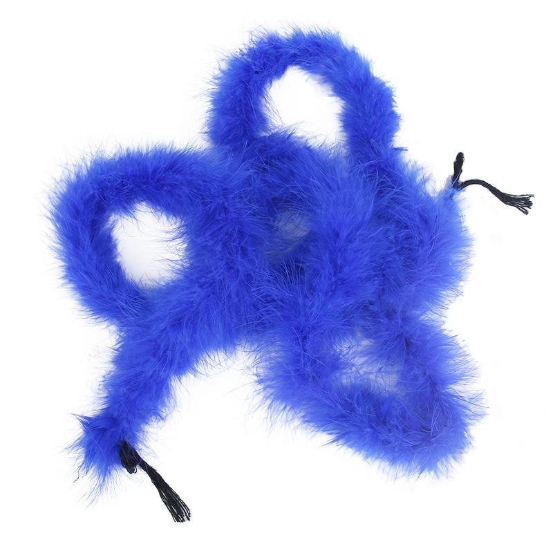 About 2 Meters Long-Haired Turkey Feather Clothing Pet Supplies Car Ornaments Flower Lights Christmas Supplies Diy Decoration