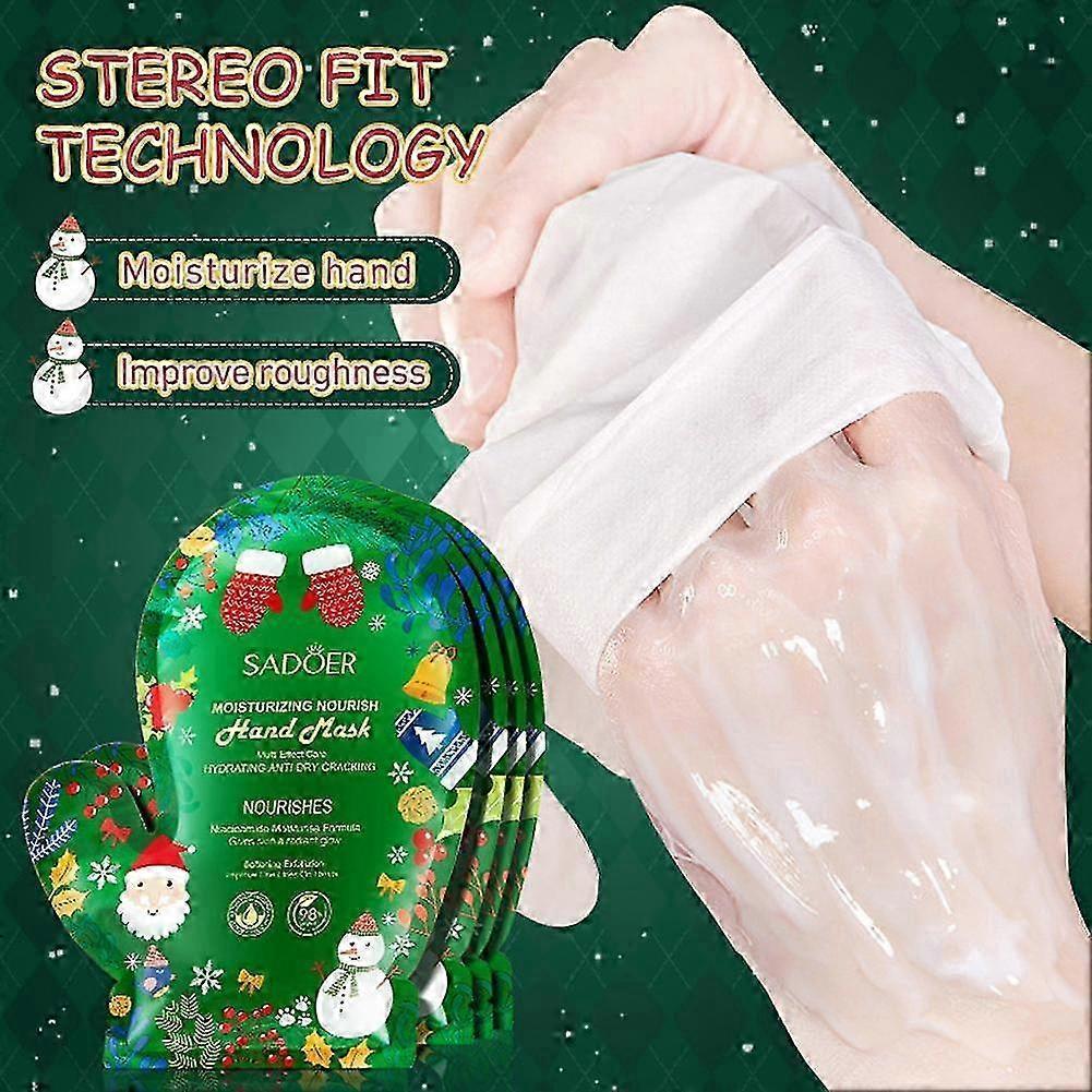 Christmas Hand and Body Care Set with Niacinamide for Brightening and Deep Moisturizing Holiday Limited Edition Gift