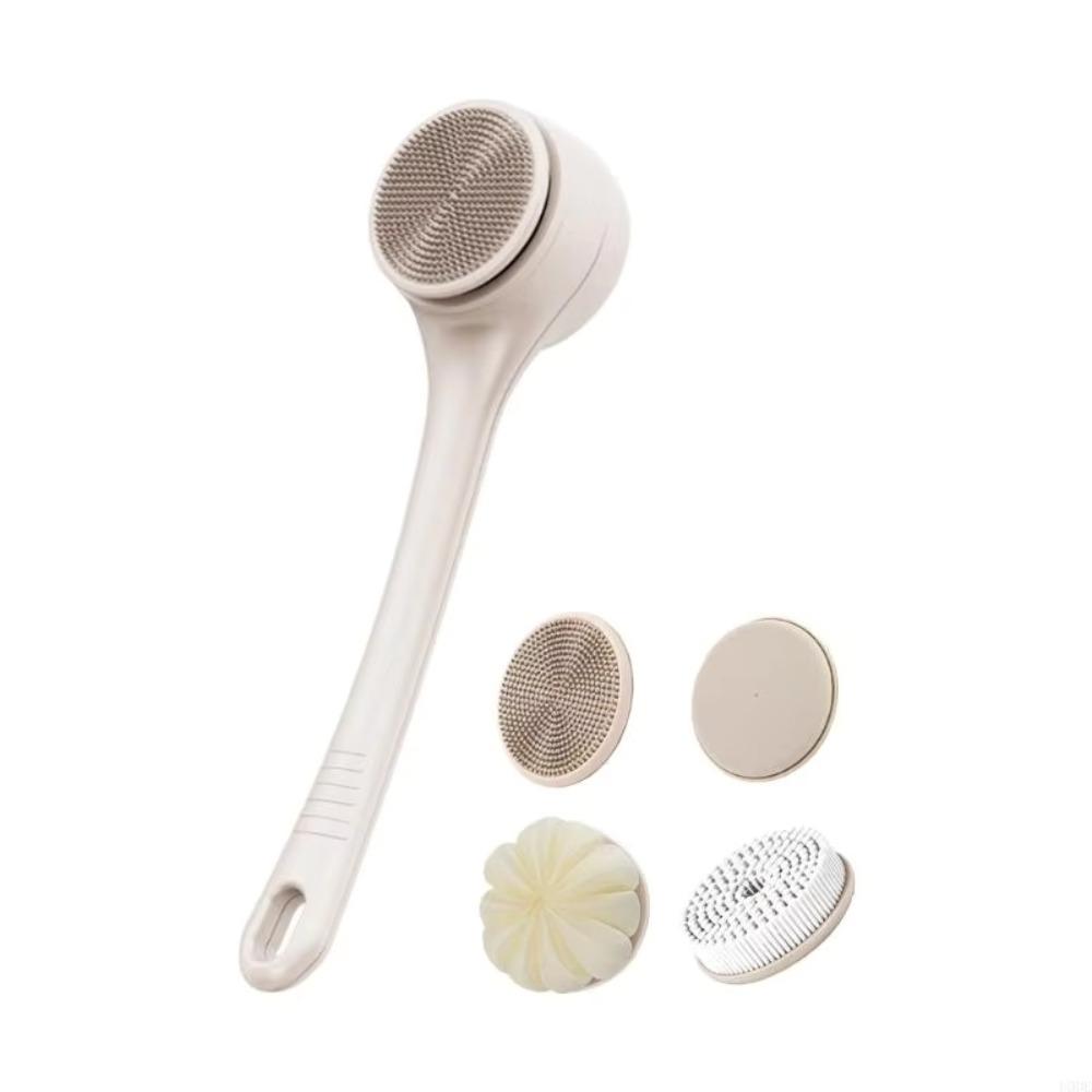 Waterproof Electric Bath Brush Removable Face Rubbing Shower Scrubber Exfoliating Brush Bath Use