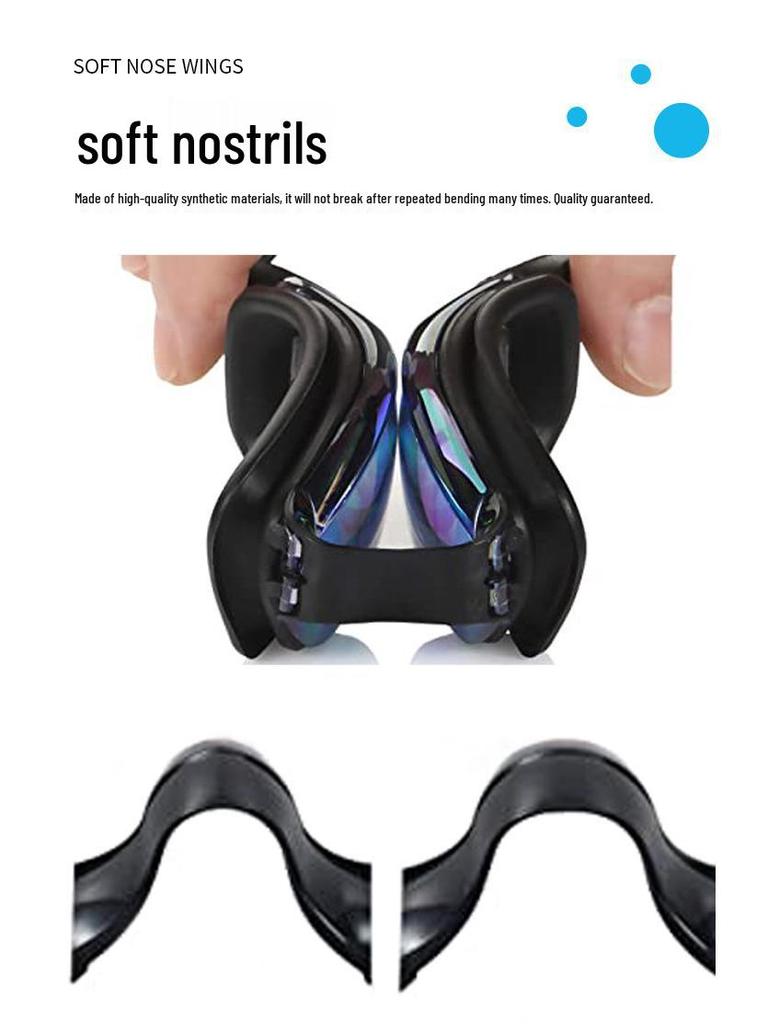 High-Definition Electroplated Silicone Adult Racing Goggles - Professional Anti-Fog Waterproof Swim Goggles