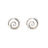Minimalist Smooth Spiral Hoop Earrings in The Shape of A Snail, Stylish Ear Accessories