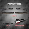 Motorcycle LED Saddlebag Tail Light Running Brake Sequential Turn Signal Lamp Fit for Harley Touring Street Gilde Road King Road Gilde Electra Glide