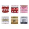 Printed Grosgrain Ribbons for Gift Wrapping Wedding Decoration Hair Bows DIY