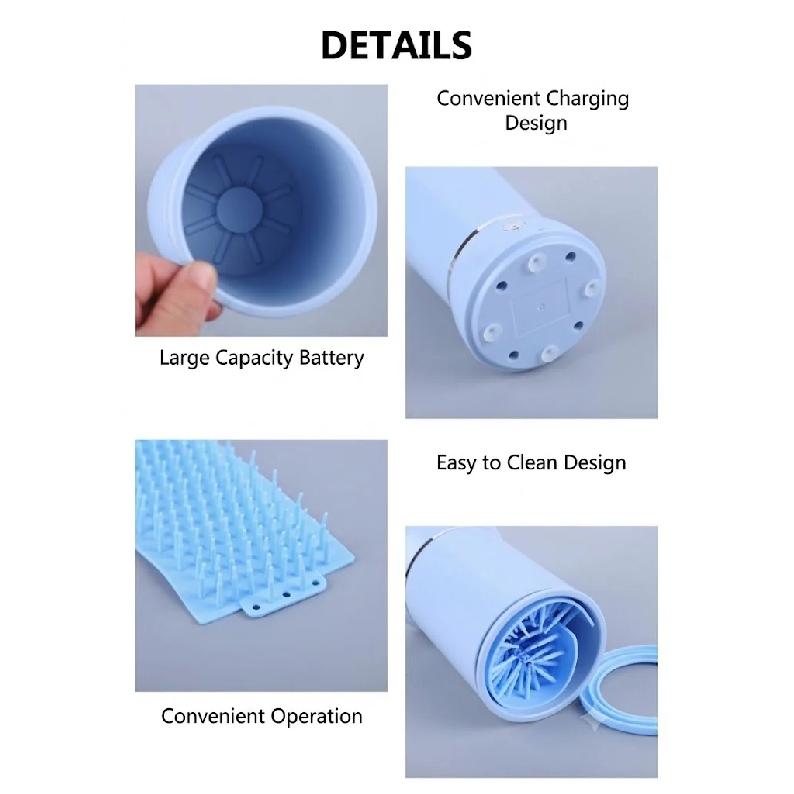 New Pet Foot Washing Machine Household Wash Electric Dog Paw Cleaner for Pet Foot Washing Machine