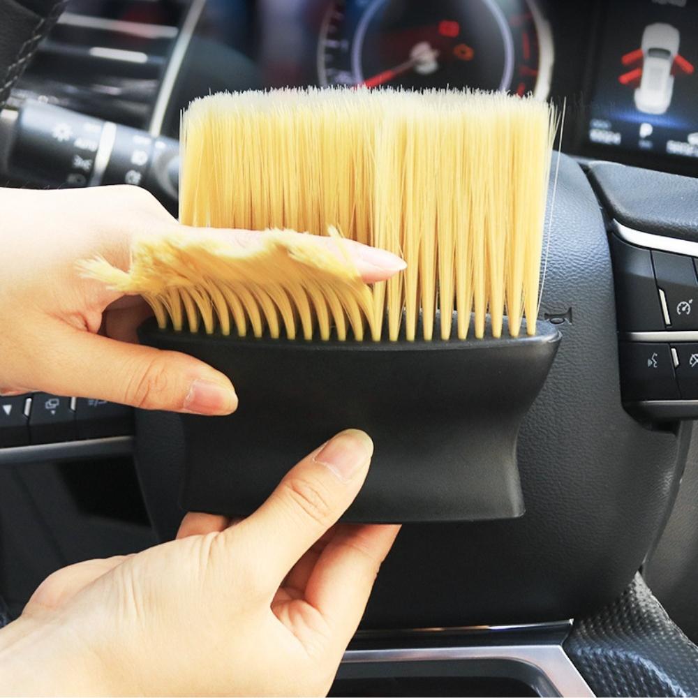 Car Interior Sweeping Dust Soft Brush Car Wash Tool Artifact Car Interior Gap Dust Brush Air Outlet Cleaning Brush