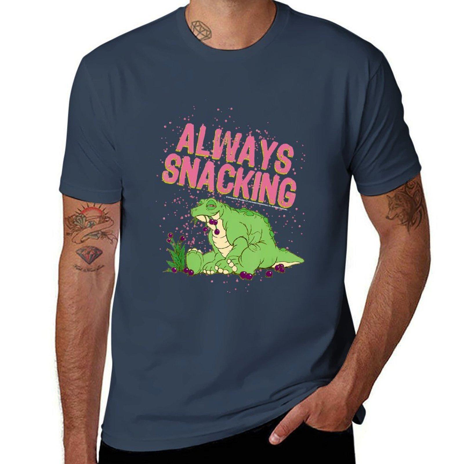 Endowed Beauty Dino Cera Good Land Before Time Spike Always Snacking Vintage TShirt t shirts for man graphic funny TShirt S