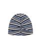 AMES-WORLDWIDE Soft Stripe Beanie Blue