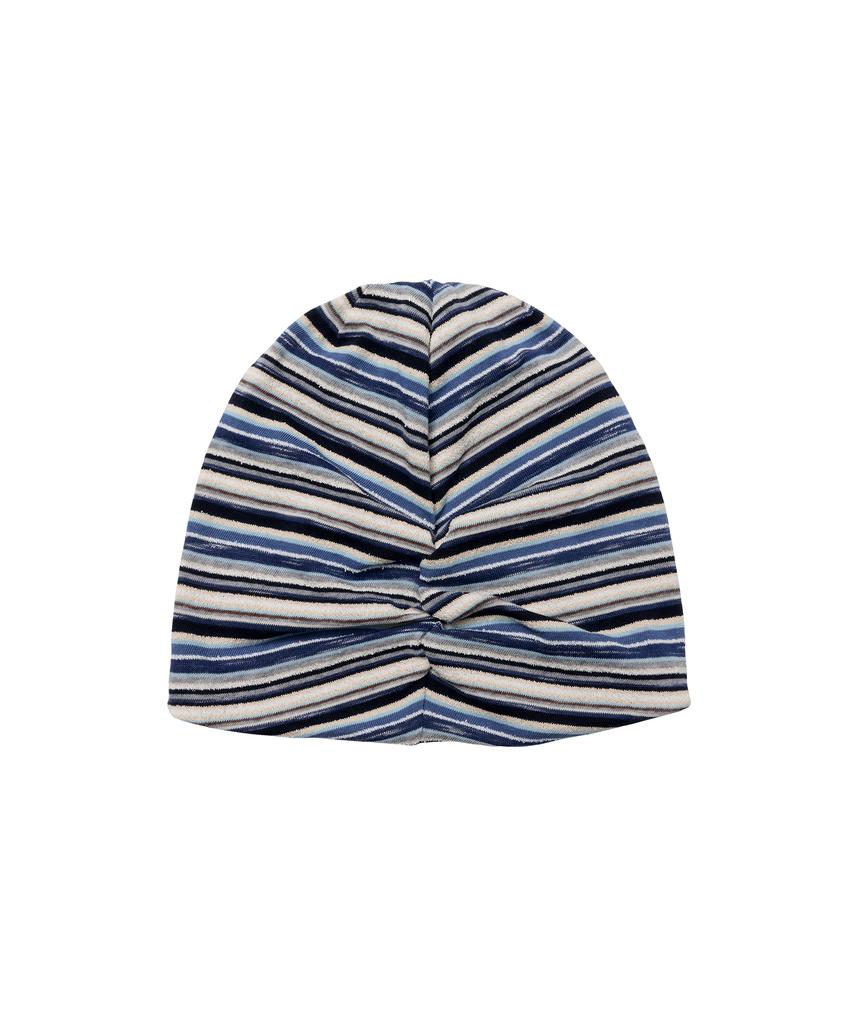AMES-WORLDWIDE Soft Stripe Beanie Blue