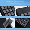 Compact Wired Numeric USB Keyboard for Accounting and Finance.
