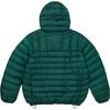 Supreme Micro Down Half Zip Hooded Pullover Dark Green