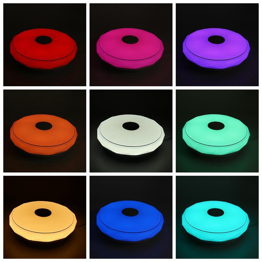 72W/36W RGB LED Ceiling Lights Home Lighting With APP Bluetooth Control Music Light Bedroom Lamps Smart Ceiling Lamp+Remote Control Modern